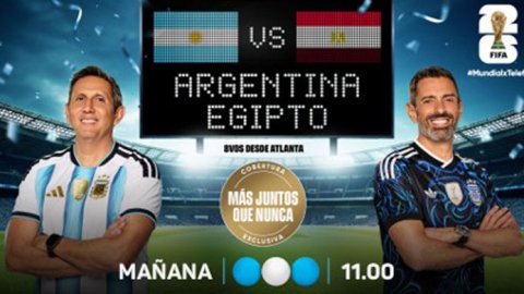Argentina vs. Egipto en vivo por Telefe: horario y cronograma completo de la transmisión