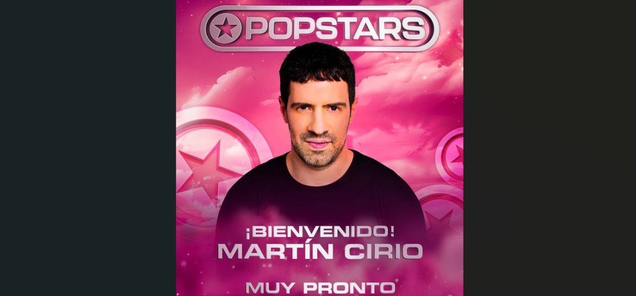 Martín Cirio se suma a “Popstars” en Telefe