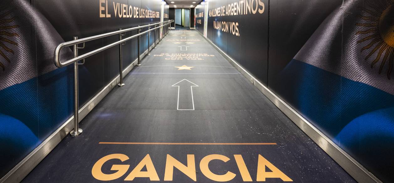 Gancia Sin Alcohol acompaña a los hinchas desde Ezeiza como parte de su campaña "Volvemos a creer"