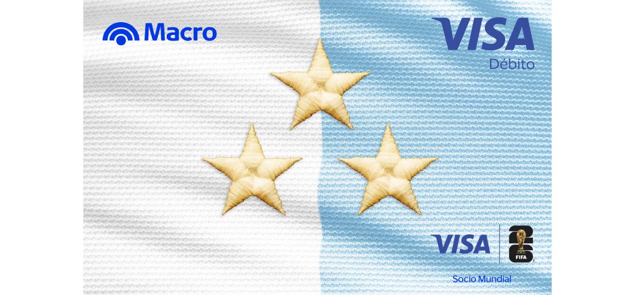 Visa y Banco Macro lanzan una colección de tarjetas conmemorativas para el Mundial 2026