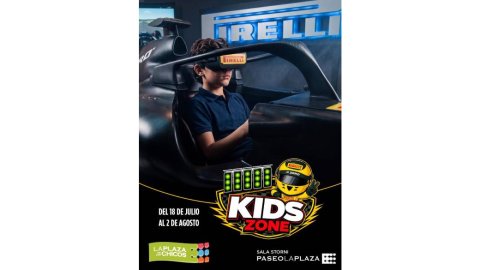 La Pirelli Kids Zone desembarca en el Paseo La Plaza con una experiencia para las infancias