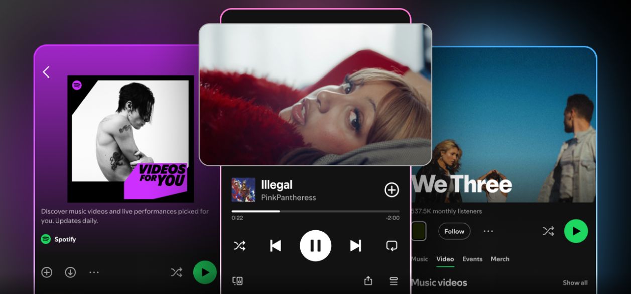 Spotify suma rankings globales de videos musicales y amplía las herramientas para artistas