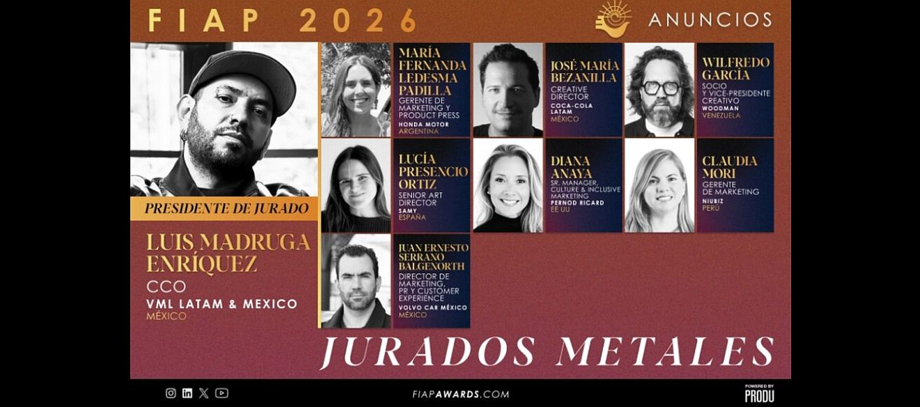 FIAP 2026 anunció el jurado de metales de la disciplina Anuncios