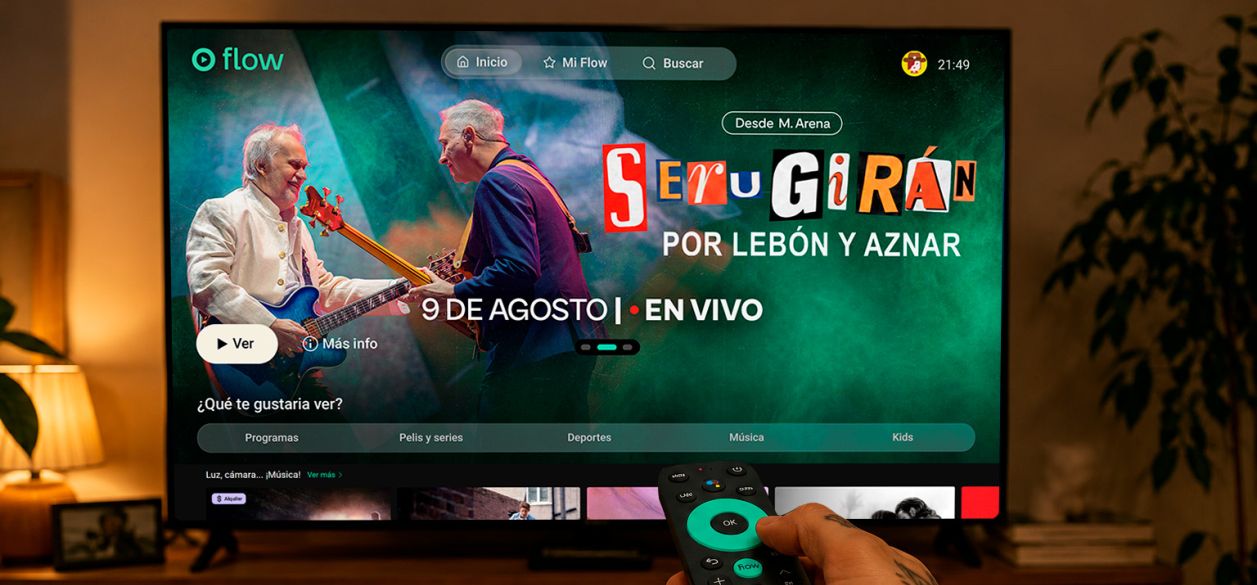 Serú Girán por Lebón y Aznar en vivo por Flow
