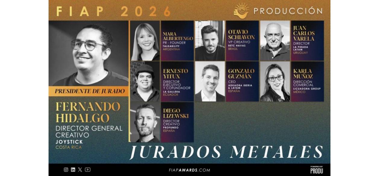 FIAP 2026 revela el jurado de Producción bajo la presidencia de Fernando Hidalgo