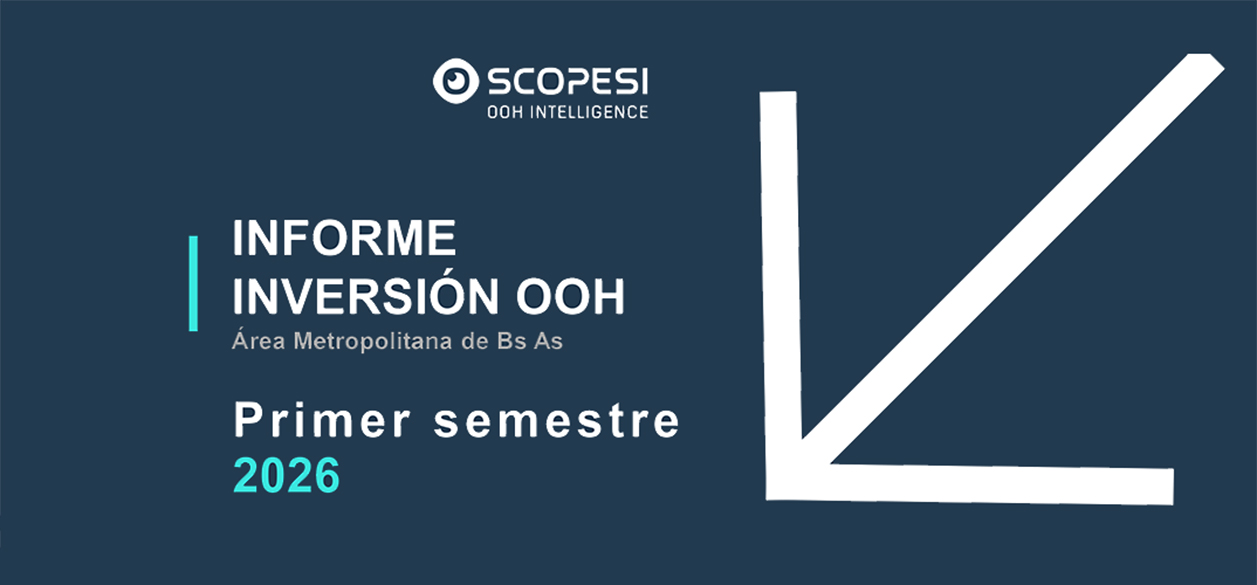 ¿Cómo fue la inversión publicitaria en OOH durante el primer semestre de 2026 y cuales los mayores anunciantes?