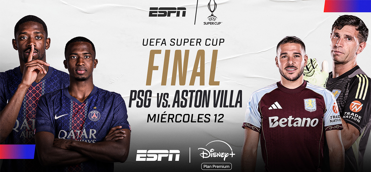PSG vs Aston Villa: transmisión, horario y todo sobre la Supercopa de Europa 2026