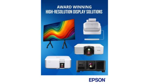 El portafolio de display de Epson recibe 16 premios de la industria audiovisual y educativa