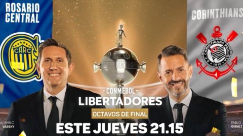 La Libertadores vuelve a Telefe con Rosario Central vs. Corinthians