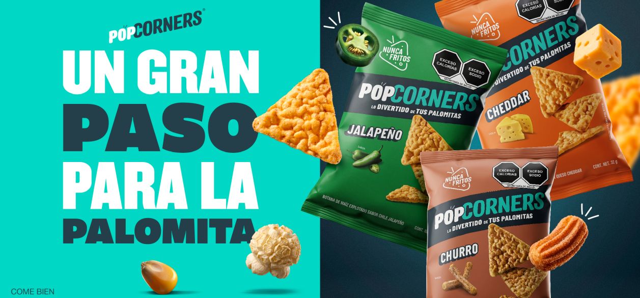 PepsiCo lanza PopCorners con una campaña que celebra la evolución del difrute