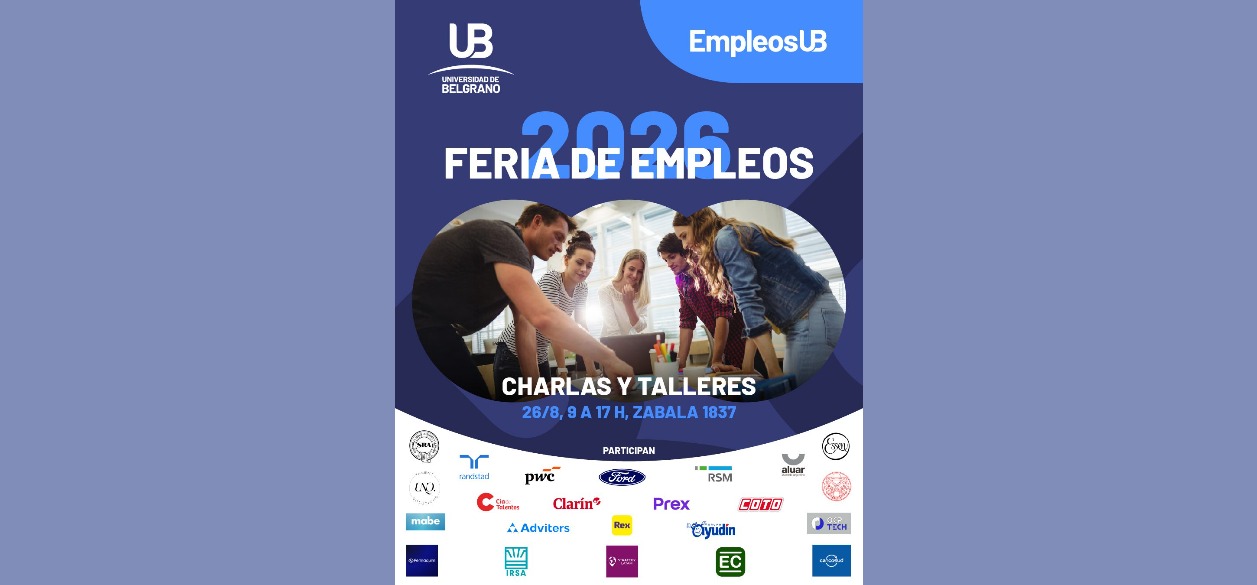 La Universidad de Belgrano organiza la Feria de Empleos 2026