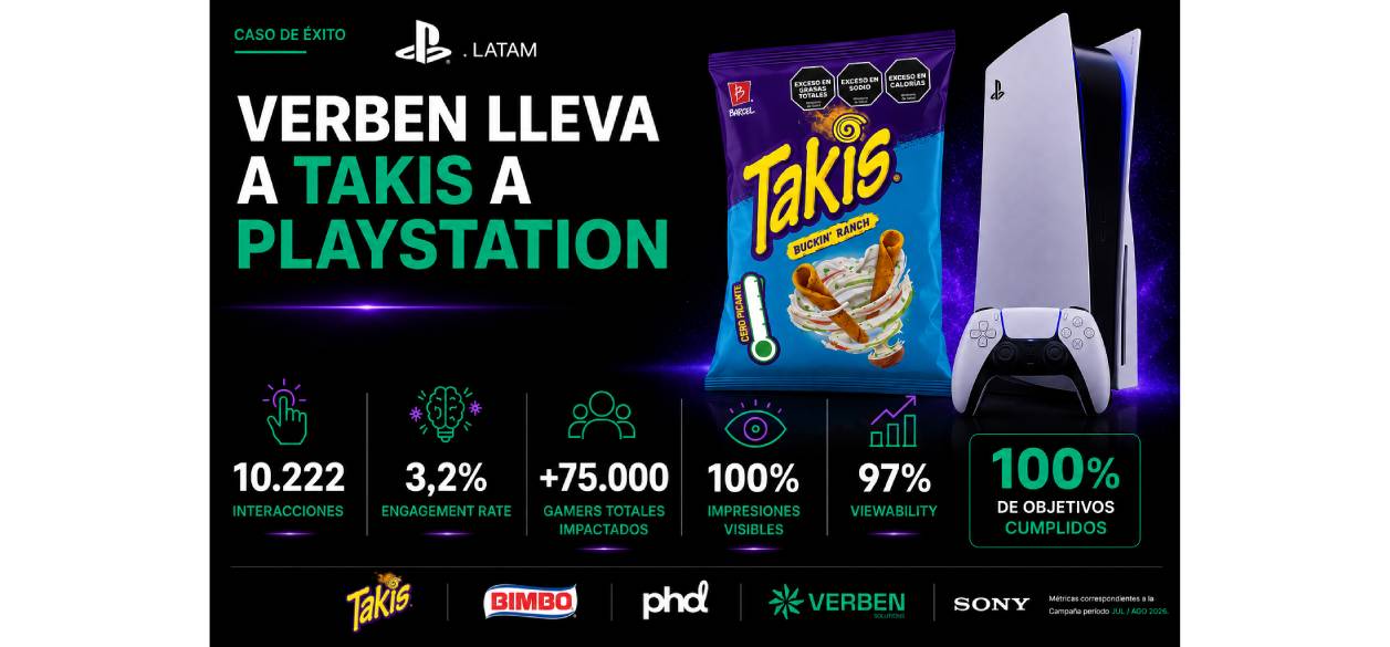 De la mano de Verben, Takis se convierte en la primera marca de consumo masivo en llegar a PlayStation Argentina