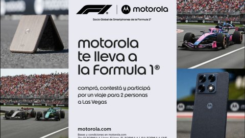 Motorola te lleva a la Formula 1: cómo participar por viajes a Las Vegas