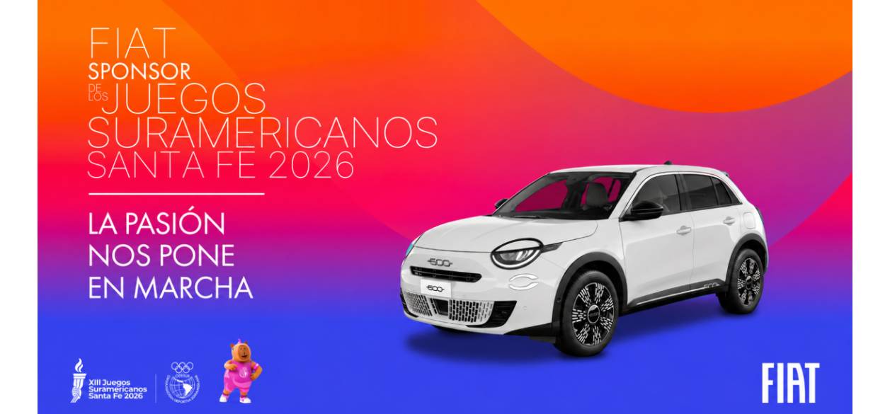FIAT se suma a los Juegos Suramericanos 2026 como sponsor oficial