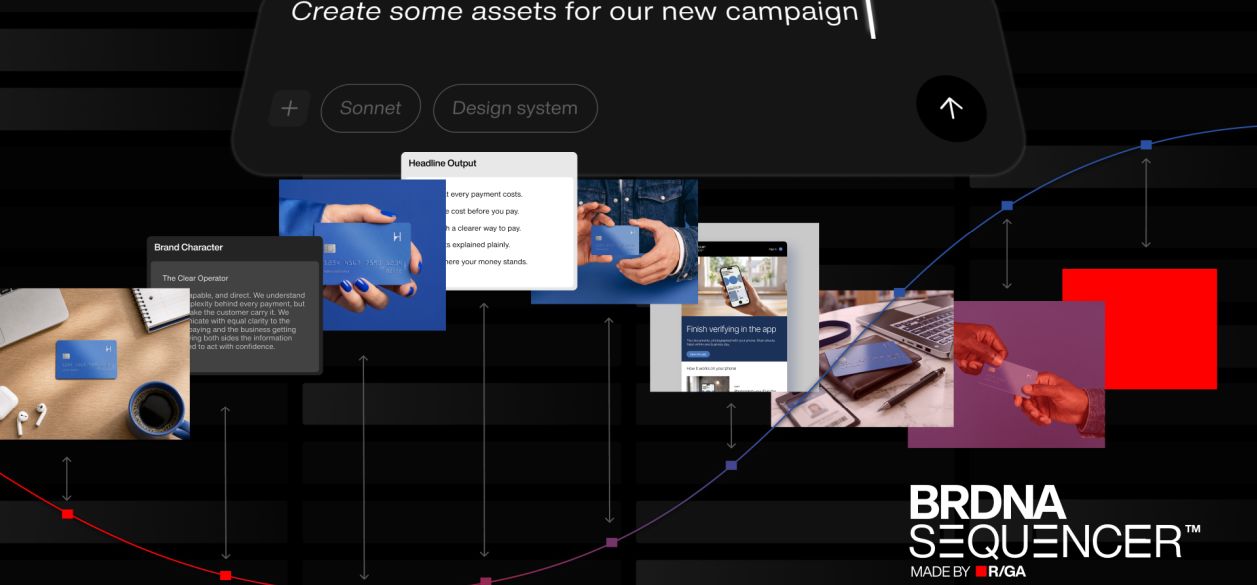 R/GA lanza BRDNA Sequencer, una IA que enseña a agentes de código a crear respetando la identidad de marca