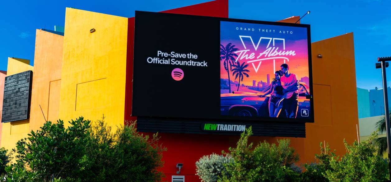 Spotify acompaña el lanzamiento del soundtrack de "Grand Theft Auto VI"