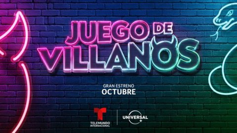El nuevo reality “Juego de villanos” llega en octubre a Universal+