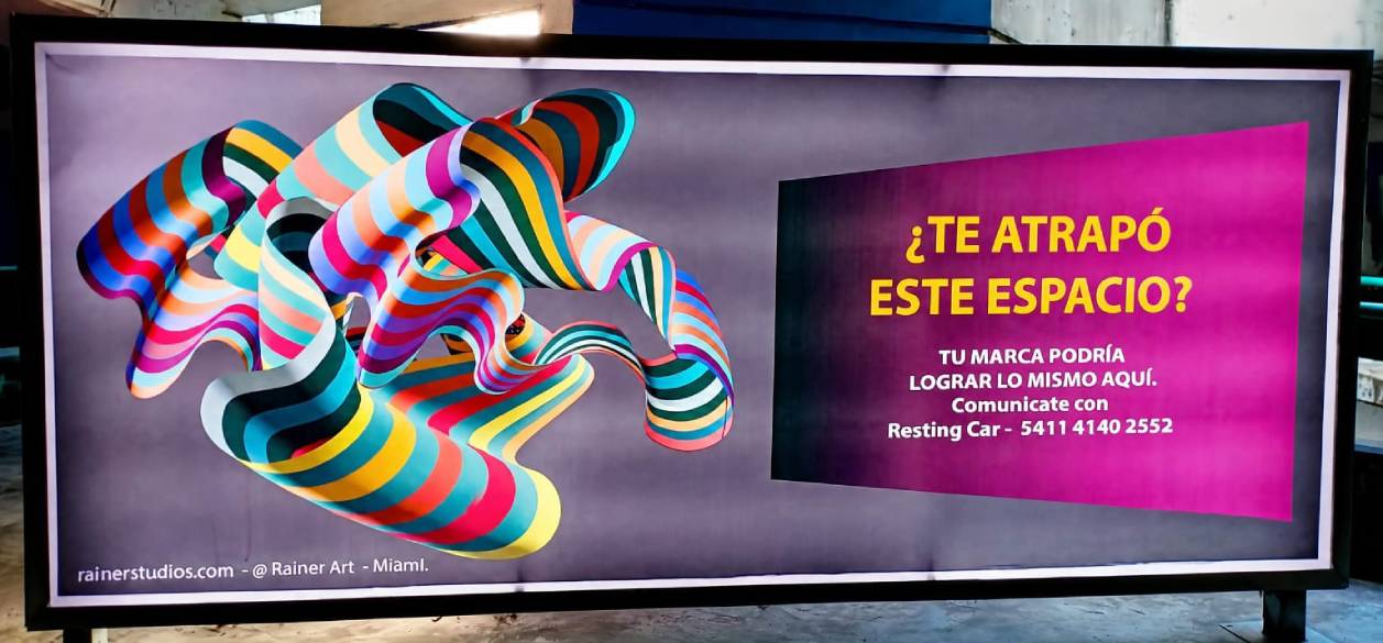 Resting Car exhibirá obras del artista José Rainer en sus espacios de vía pública