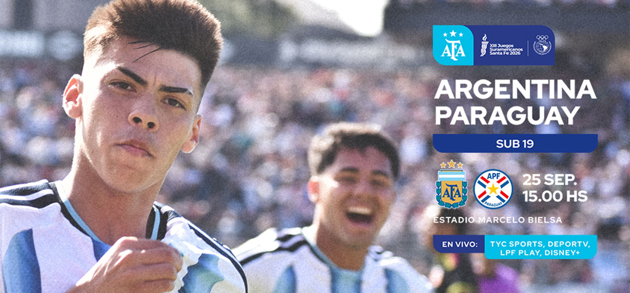 Argentina vs. Paraguay por la final de los Juegos Suramericanos 2026: a qué hora y dónde ver en vivo