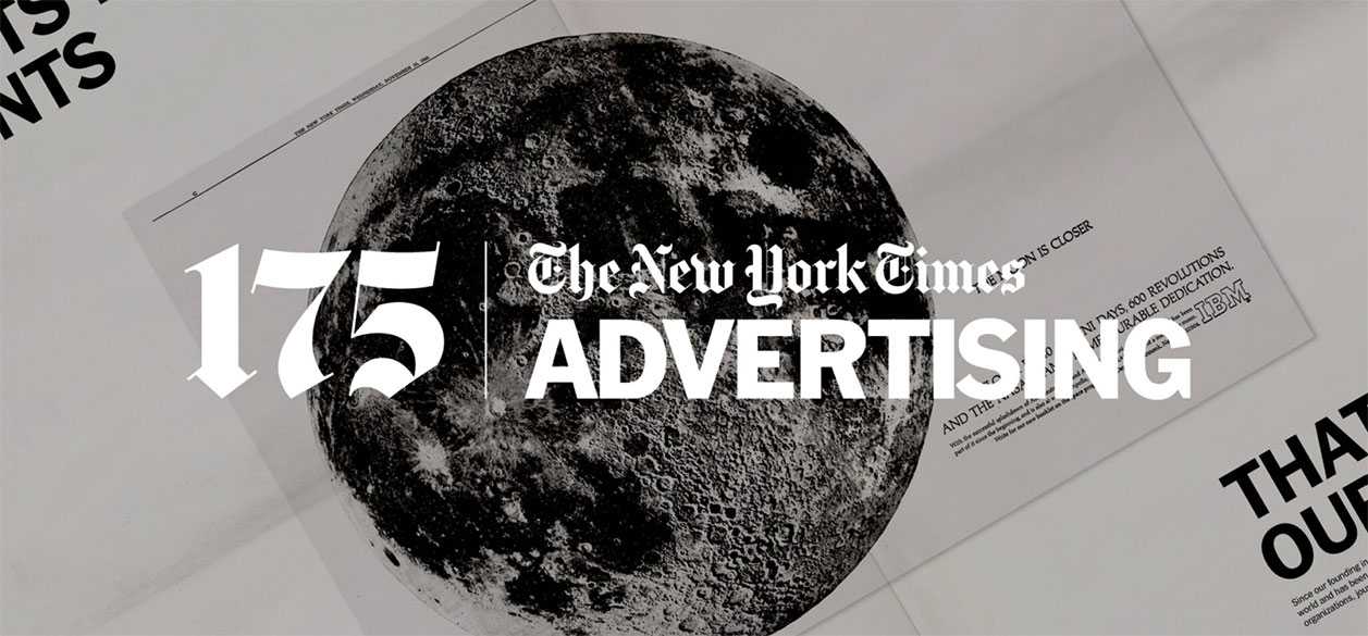 The New York Times celebra 175 años de publicidad con una campaña que recorre anuncios históricos