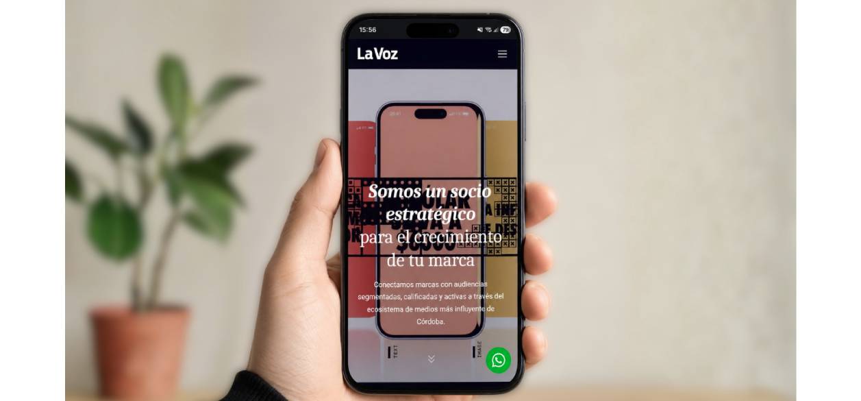 La Voz presenta una nueva web comercial con foco en el negocio publicitario