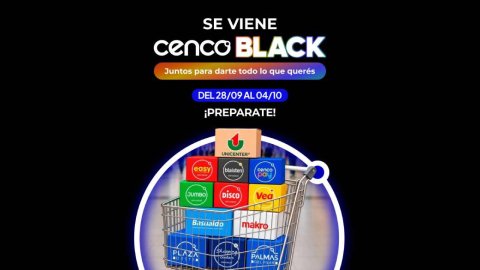 Llega Cenco Black, el primer gran evento de compras que reúne a todas las marcas de Cencosud en Argentina