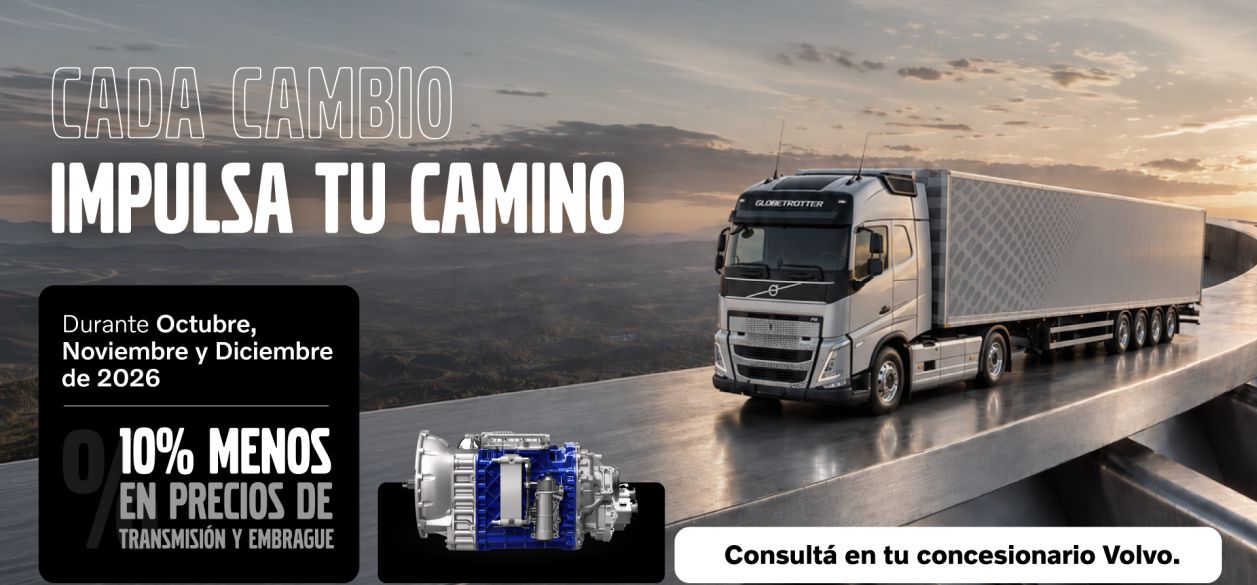 Volvo Trucks & Buses renueva su promoción "Transmisión" con precios reducidos