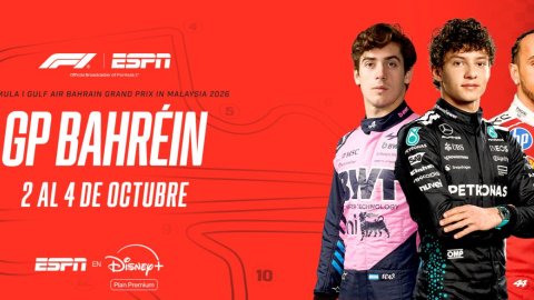 ESPN trae a Disney+ Plan Premium el regreso de la F1 a Sepang con el GP de Bahréin