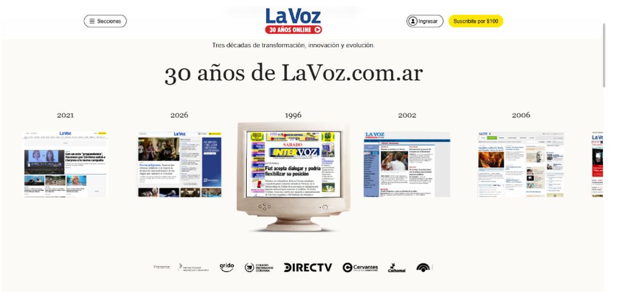 LaVoz.com.ar celebra 30 años con una campaña 360°, un canal interactivo y su nuevo Hub Audiovisual