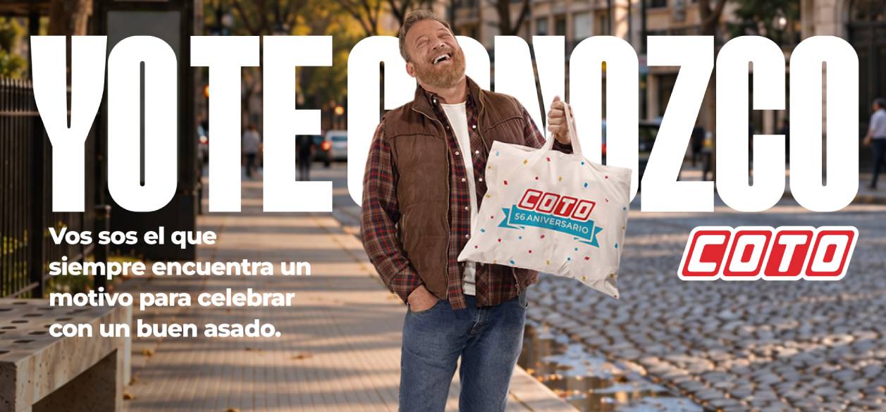 COTO lanza una nueva campaña de branding junto a TBWA por su mes aniversario