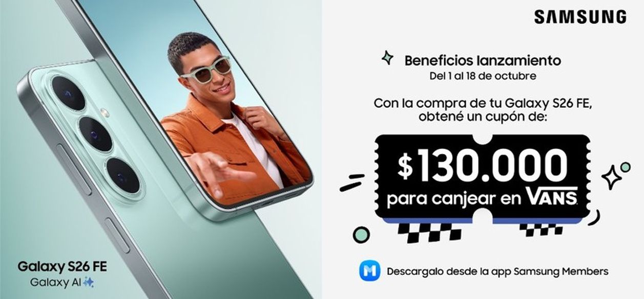 Samsung y Vans se unen para el lanzamiento del Galaxy S26 FE