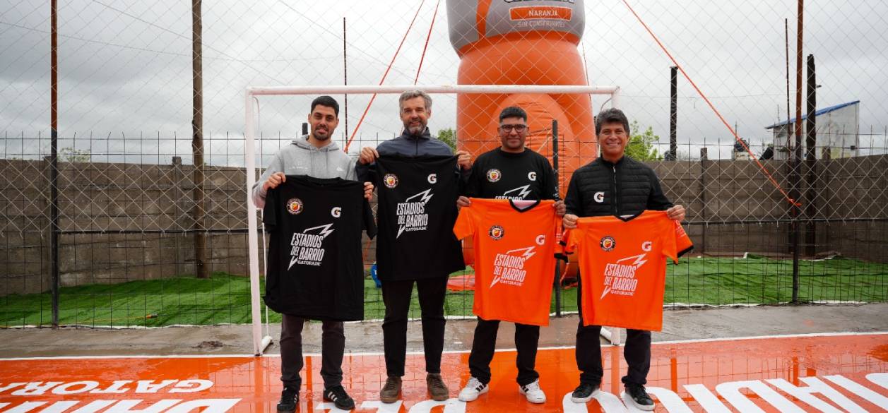 Gatorade suma a la Argentina a la iniciativa regional de Estadios del Barrio