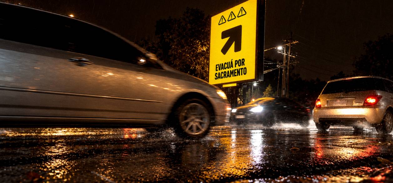 Publicidad que salva vidas: Wild Fi y Amplify convierten pantallas en alertas ante inundaciones