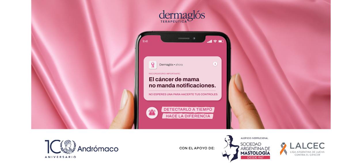 Dermaglós Terapéutica acompaña el Mes de Concientización sobre el Cáncer de Mama con una nueva campaña