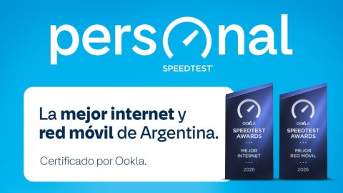Personal recibe el premio a la mejor internet y red móvil de la Argentina