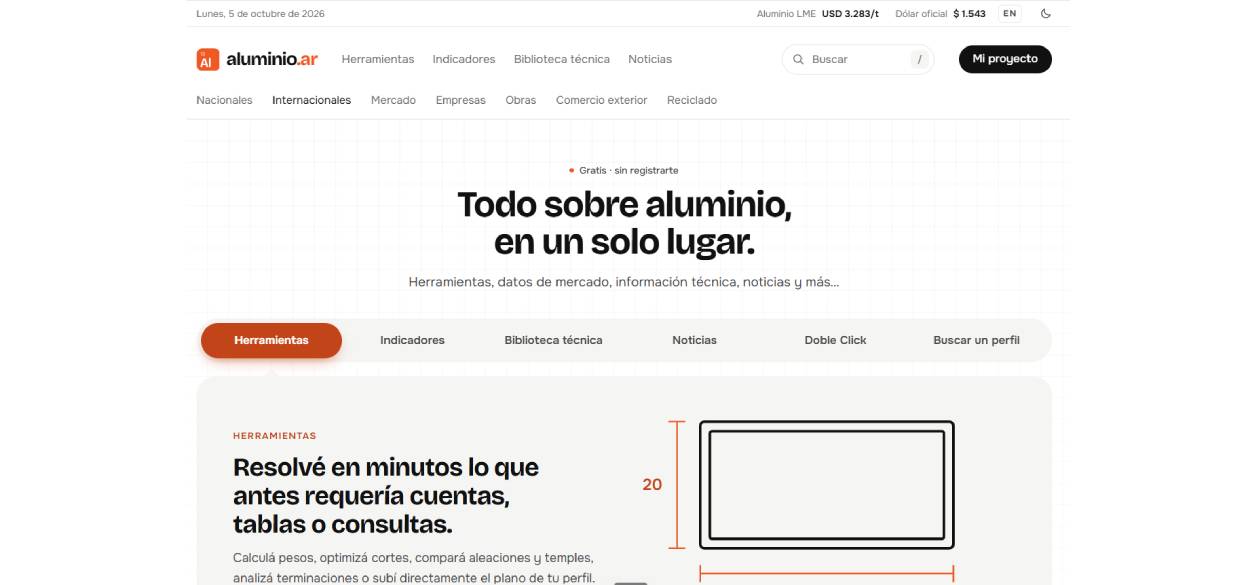 Nace aluminio.ar, la plataforma que busca potenciar la innovación en la industria del aluminio