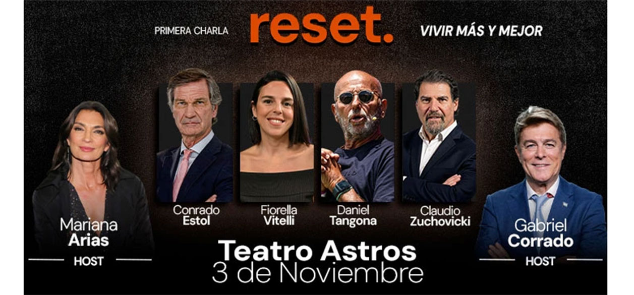 RESET: Luis Majul lanza un nuevo proyecto sobre cómo vivir más y mejor