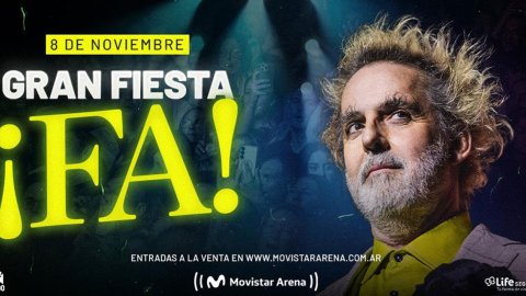 Gran Fiesta ¡FA!, vuelve al Movistar Arena el domingo 8 de noviembre 
