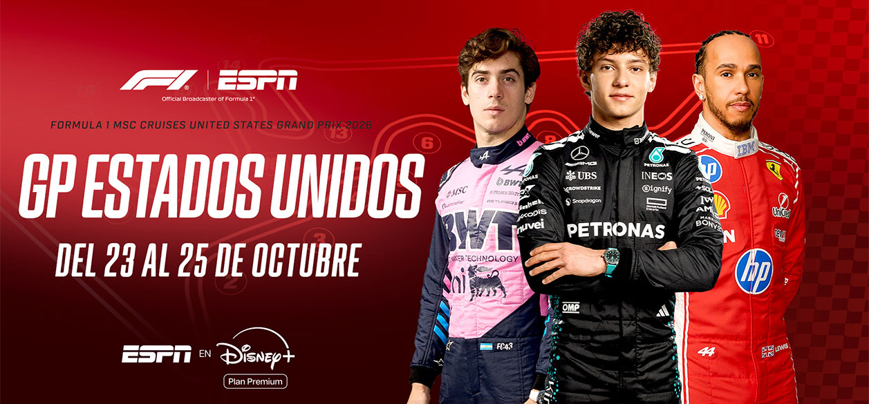 Franco Colapinto corre en el GP de Estados Unidos: dónde ver la Fórmula 1