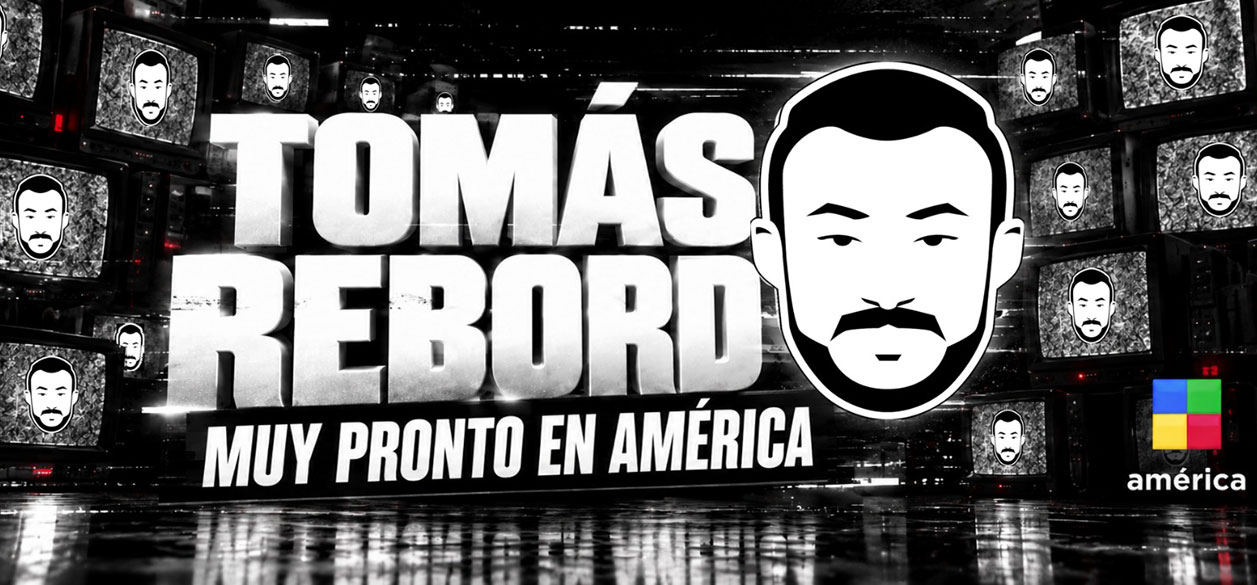 Tomás Rebord llega a América TV con un nuevo programa los domingos por la noche